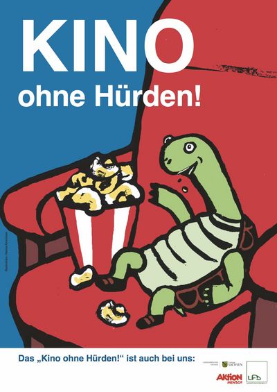Poster des "Kino ohne Hürden!" Poster des "Kino ohne Hürden!"