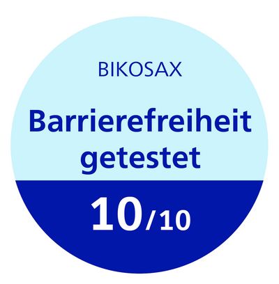 Das BIKOSAX-Gütesiegel wird bei erfolgreich getesteten Internetseiten verliehen. Das BIKOSAX-Gütesiegel wird bei erfolgreich getesteten Internetseiten verliehen.